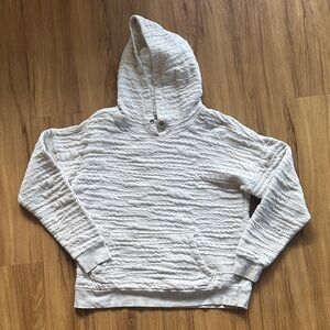 Prana Textured Cream Hoodie medium